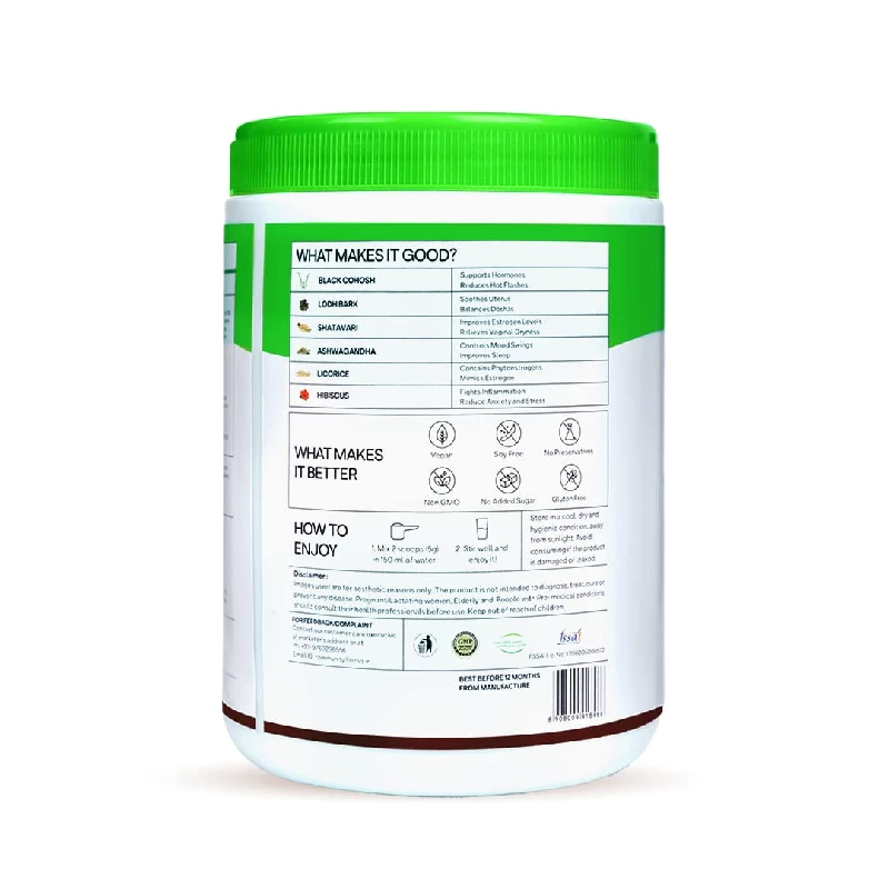 Oziva Plant Based HerBalance Menopause Relief Drink, 250 g-4.webp